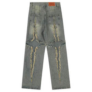 Pantalones vaqueros holgados para hombre, elásticos, cómodos, perfectos para el uso diario y trajes informales, transpirables, rectos, para hombre - Product Image 2