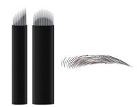 Lame de stylo de tatouage de Microblading de sourcil jetable de haute qualité 0.16MM 0.18MM 0.2MM aiguilles en acier inoxydable pour le maquillage Permanent