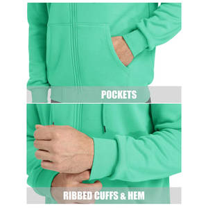 Sudaderas con Capucha para Hombre, Resistentes al Viento, con Logotipo Personalizado, Transpirables, de Manga Larga, Ropa Deportiva, Prendas Básicas para Exteriores, Mezcla de Algodón - Product Image 6