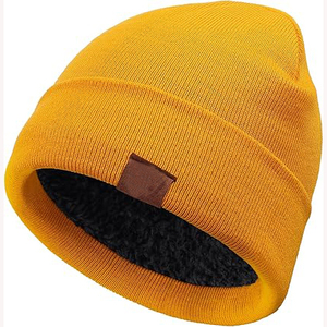 Gorro de Invierno Unisex de Lana 100% con Puño, Impermeable, Color Personalizado y Logotipo Bordado por Fabricantes OEM - Product Image 4