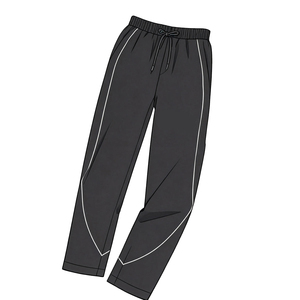 OEM Factory Custom 3m <b>Reflective</b> Hooded Breathable Lightweight Four-Way Stretch Summer Windbreaker <b>Jacket</b> Nylon Pants Tracksuits - Product Image 5