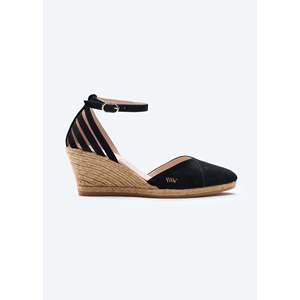 Lastret camoscio Espadrille zeppe comode sandali con elegante Design a zeppa - Product Image 1