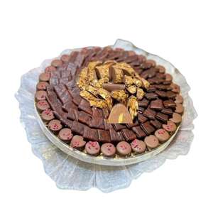Bol à chocolat en métal argenté de qualité supérieure, présentoir à desserts, élégance moderne, luxe, passe au lave-vaisselle, fait à la main, vente chaude - Product Image 6