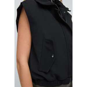 Chaleco Informal Negro con Bolsillos 100% Poliéster - Product Image 4