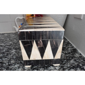 กล่องใส่เครื่องประดับหรูหราลายดอกไม้สไตล์โบราณ ทำจากไม้ฝังกระดูก งานแฮนด์เมด ขนาดและสีสามารถปรับแต่งได้ เหมาะสำหรับเป็นของขวัญ ของตกแต่ง Z - Product Image 4