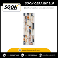 Azulejos de Piso Rústicos de Diseño Moderno para Baño, 400x400mm, Antideslizantes, de Cerámica, para Uso en Villas, Venta de Exportación desde India