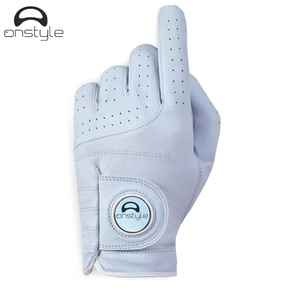 Guantes de Golf de Cuero Personalizados para Mano Izquierda, Diseño Flexible de Primera Calidad, Transpirables, Antideslizantes, Agarre Firme, Directo de Fábrica - Product Image 3