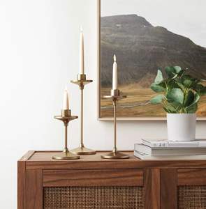 Candelabros cónicos de aluminio hechos a mano para el hogar y eventos decoración navideña tamaño estándar portavelas de Metal de mesa - Product Image 4