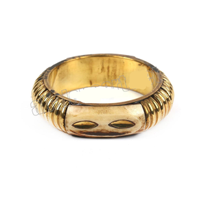 Hand-Engraved <b>Silver</b> <b>Bangles</b> Silk Thread <b>Bangles</b> with Stone Embellishments <b>Indian</b> Handcrafted <b>Bangles</b> - Product Image 3