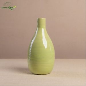 Vase de table en bambou enroulé Art Déco fait à la main - Décoration écologique et durable pour les intérieurs modernes - Product Image 2