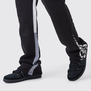 เสื้อผ้าลำลองกางเกงขาบานสำหรับผู้ชายกางเกงขาบานแบบสั่งทำโลโก้ขนาดพลัสไซส์ทรงหลวมกางเกงขาบาน - Product Image 6