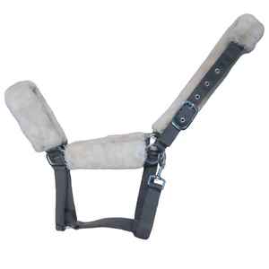 Licol de cheval réglable de qualité supérieure avec collier rembourré en polaire Tack équestre confortable durable idéal pour la stabilité et l'équitation - Product Image 1