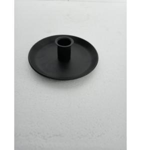 <b>Metal</b> Candlestick Holder Black Color Handmade Eco-Friendly Modern Design Radiates Nordic Elegance Timeless Blend Art Shadow - Product Image 1