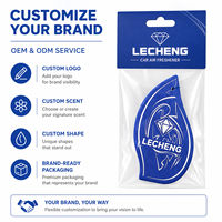 Désodorisant de voiture personnalisé en papier, marque de luxe, longue durée, à suspendre, pour promotion ou cadeau
