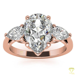 Bague de fiançailles ronde en diamant Moissanite Bijoux de mariée classiques et étincelants pour femme - Product Image 6