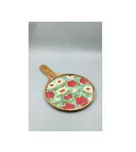 Meilleures ventes Plateau de nourriture et de biscuits carré en bois au design royal élégant Assiette à dessert classique tendance à vendre - Product Image 5