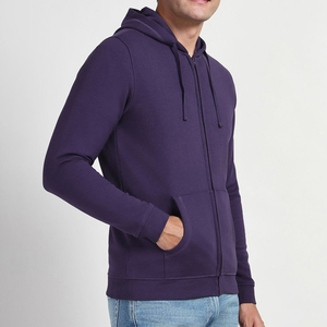 Sweat à capuche zippé personnalisé en gros en vrac Sweats à capuche zippés lourds Sweat à capuche zippé en coton vierge Logo personnalisé - Product Image 4