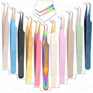 Pinzas para Pestañas de Alta Precisión y Control de Tensión Perfecto, Ecológicas, de Alta Elasticidad, con Logotipo Personalizado, Venta al Por Mayor, Mejor Calidad - Product Image 4