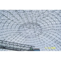 Structure en acier préfabriquée de haute qualité SAFS, structure en ossature spatiale, hangar de stockage du charbon