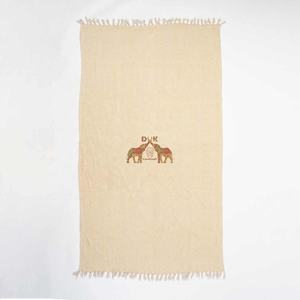 Manta de sofá de algodón de punto hecha a mano exclusiva, Material de lana de invierno suave con patrón de Festival tejido - Product Image 3