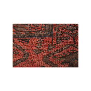 Aalam Handmade <b>Wool</b> Rugs <b>Red</b> Orange Geometric Flat Weaves for Home High 9x12 Rectangle Square Hallway for Living - Product Image 3