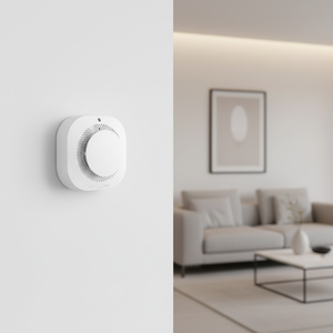 Détecteurs de fumée en plastique à haut niveau sonore Alarme incendie Télécommande sans fil 433,92 MHz Certifié CE Portée de 200 m Maison intelligente - Product Image 5