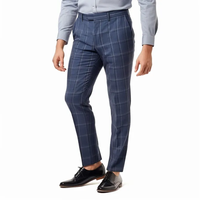 Pantalon de pyjama à carreaux pour hommes Pantalon ample à carreaux de type solide Pantalon à carreaux confortable et extensible