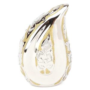 Hermosas urnas de lágrima para cenizas Cremación Funeral Human Memorial Burial Remain Metal Tamaño completo Tapa de tornillo Lágrima impermeable - Product Image 5