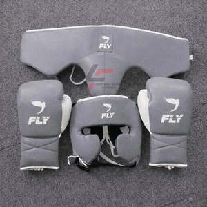 Ensemble de gants de boxe Fly Training Sparring en cuir neuf 2025, fabriqué sur mesure, super confortable, dernier modèle, ensemble de boxe Fly - Product Image 1