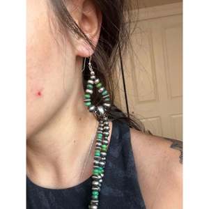 Bobby Johnson Sonoran Gold Turquoise Sterling Silver Cluster Necklace <b>Set</b> - Product Image 6