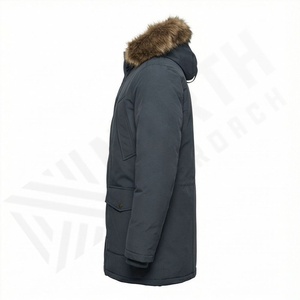 Vestes de printemps élégantes pour hommes, coupe-vent, bombardiers, parkas, vente en gros, manteaux longs en duvet imperméables, décontractés, thermiques - Product Image 3