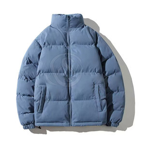 Meilleur prix – Doudoune décontractée d'hiver pour homme en polyester/nylon, respirante, séchage rapide, fermeture éclair, couleurs et logo personnalisables sur le devant - Product Image 1