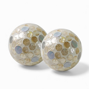 Bola de Pascua Única de Nácar, Artículo Decorativo Hecho a Mano, Elegante Regalo de Primavera de Vietnam - Product Image 2