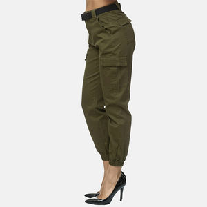 Pantalon cargo à coupe décontractée pour femmes, pantalon utilitaire durable avec des poches polyvalentes, parfait pour les pantalons cargo d'extérieur pour femmes - Product Image 4