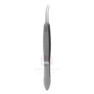 Pinzas de Acero Inoxidable Microcurvadas para Cirugía, Instrumentos Quirúrgicos de Precisión para Microcirugía y Uso Médico - Product Image 1