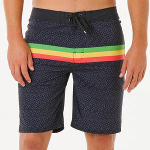Pantalones Cortos de Playa de Verano para Hombre, Diseño de Diseñador, Cintura Media, Cordón Ajustable, Tejido Ligero, Estampado Sólido, Estilo Casual y Deportivo - Product Image 1