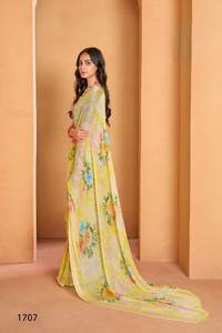 Hermoso Sari de peso ligero suave puro impreso digital - Product Image 4