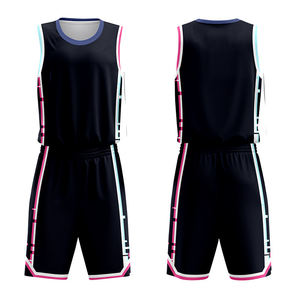 Uniforme de baloncesto para hombre, camiseta y pantalones cortos de secado rápido, transpirables, ligeros, ropa deportiva para entrenamiento y competición en equipo - Product Image 2