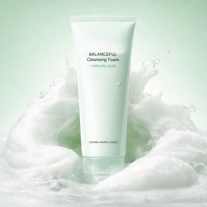 Crema Limpiadora Facial Orgánica de Centella con BHA/PHA/LHA, Limpiador Facial Diario No Resecante que Refina los Poros, para Piel con Acné y Grasa - Product Image 1