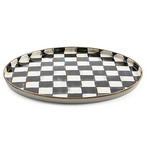 Bandeja Decorativa Multifuncional Hecha a Mano con Diseño Tradicional de Mármol Calacatta Viola, para Bodas, Ramadán y Decoración del Hogar - Product Image 1