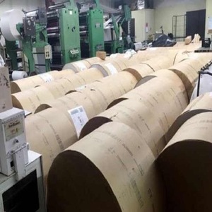 Papier journal offset Rolls & Sheets 45gsm 42gsm 48.8gms 52gsm Pâte de bois vierge Double face Revêtement PVC - Product Image 4