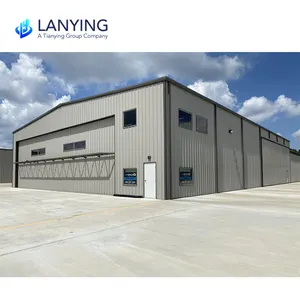 Best steel building company customized prefabricated light steel structure building modern factory workshop warehouse