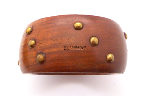 Brazaletes de madera de moda para mujeres modernas Accesorios hechos a mano por Tradebyd - Product Image 5