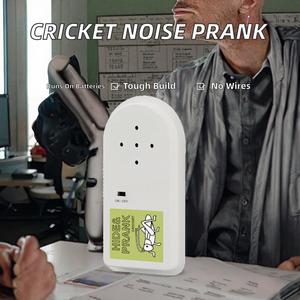 Nouveauté : Gadget sonore <span class=keywords><strong>de</strong></span> farce Cricket Beep, <span class=keywords><strong>bruit</strong></span> agressif, son couineur, USB, plastique, sans fil, alimenté par piles, pour les fêtes - Product Image 5