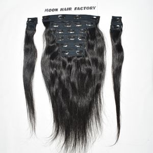 Extensions à clips en cheveux humains de temple de haute qualité, style vierge, produit de qualité supérieure, directement de l'usine en Inde, disponibles pour l'exportation, 2026 - Product Image 2