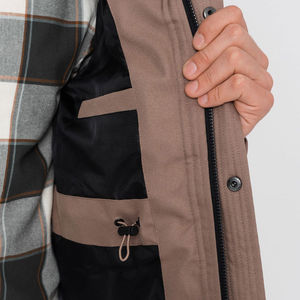 Chaqueta Parka para Hombre de Primera Calidad al por Mayor, Elegante, con Frente Recubierto, Impermeable, Cortavientos, Material de Nailon, Manga Larga, con Capucha, para Invierno - Product Image 6