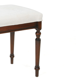 Classical Solid <b>Wood</b> Upholstered Stool Bedroom Furniture Vanity Ottoman <b>Chair</b> for Home Villa and Hotel Use - Product Image 6
