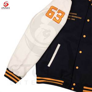 2024 Wholesale <b>Men</b> Varsity Jackets Letterman Jackets Custom Baseball Letterman Varsity Bomber Jacket - Product Image 5