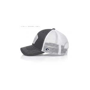 หมวกแก๊ปทรง Trucker 6 แผง ป้ายทอแบบกำหนดเอง ปีกโค้ง ผ้าฝ้าย ปรับขนาดได้ ด้านหน้าเป็นโครงสร้าง หมวกตกปลา ปั่นจักรยาน กิจกรรมกลางแจ้ง - Product Image 5