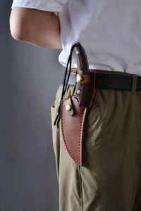 Cuchillo de carnicero de cocina deshuesado de alta calidad con cuchillos de mango de madera con Funda de cuero - Product Image 6